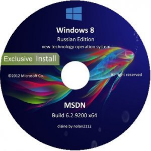 Microsoft Windows 8 Enterprise x64 RU V-XIII Exclusive (2013)