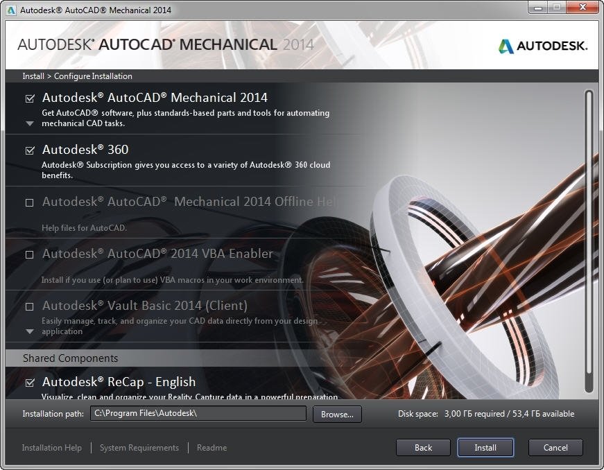 autodesk autocad mechanical 2014