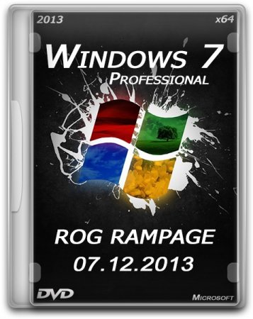 Windows 7 professional x64 Rog Rampage E3 (2013) ENG