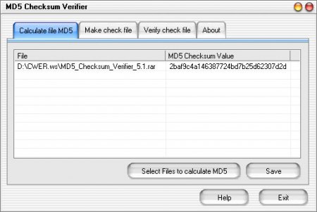 MD5 Checksum Verifier 5.2
