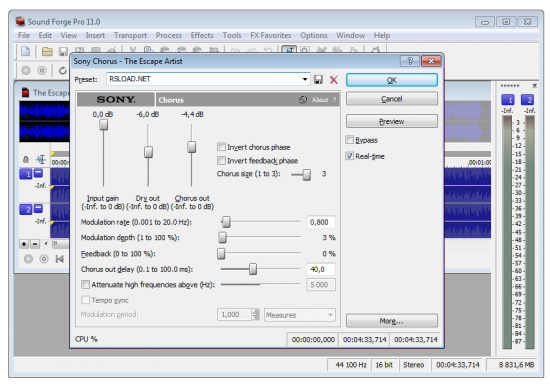 Sony Sound Forge Pro 11.0 Build 299 + RePack