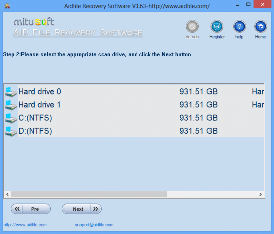 Aidfile Recovery Software 3.6.8.8