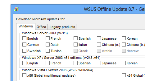 WSUS Offline Update v11.5