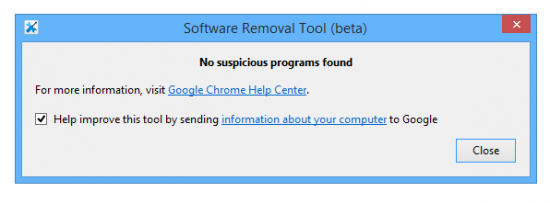Chrome Cleanup Tool 6.48.4 / Software Removal Tool