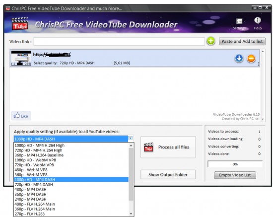 ChrisPC VideoTube Downloader Pro 14.23.0816 instaling