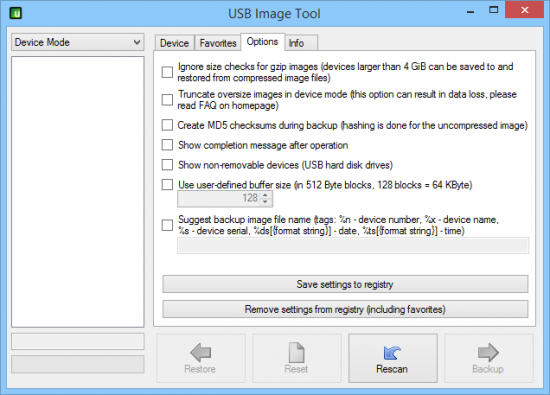 USB Image Tool 1.72 + Rus
