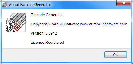 Aurora 3D Barcode Generator 2.10.10