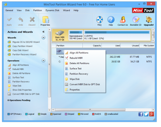 Partition Wizard 9.1 Server Edition + Pro + Bootable CD Server Edition 9.1