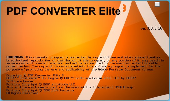 PDF Converter Elite 3.0.9.26