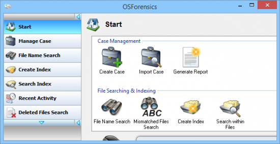 OSForensics 3.3 Build 1000