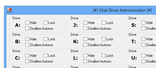 Disk Drive Administrator v3.8