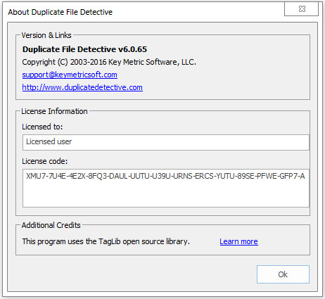 Duplicate File Detective 6.0.65 Professional Edition