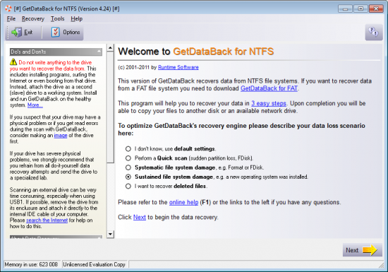 Runtime GetDataBack v4.33