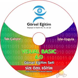 Visual Basic 6.0 Video Təhsil Seti  Visual Basic 6.0 Görsel Eğitim Seti [5 CD] [Türkcə]
