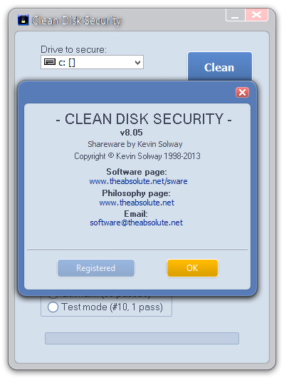 download clean disk security free