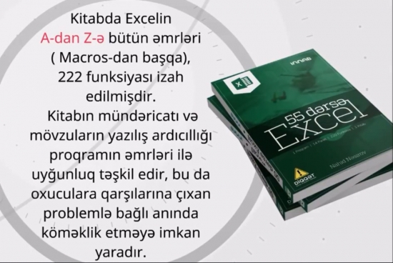 55 Dərsə Excel Öyrənmək [Azərbaycanca] [Video Dərslik]