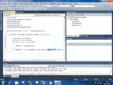 Visual Studio 2010 Video Təhsil Seti (Türkcə)