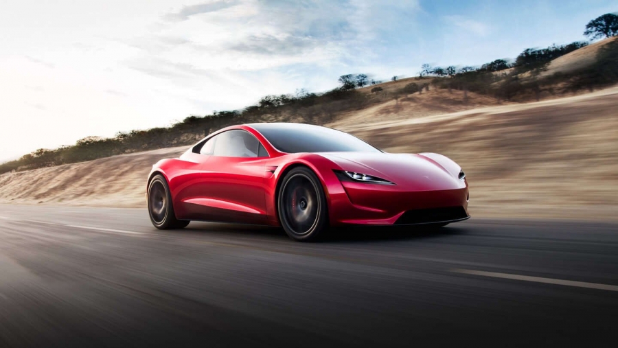 Uçan Tesla Roadster? Yeni model Tesla Roadster 10 raket mühərriki ilə təchiz olunacaq